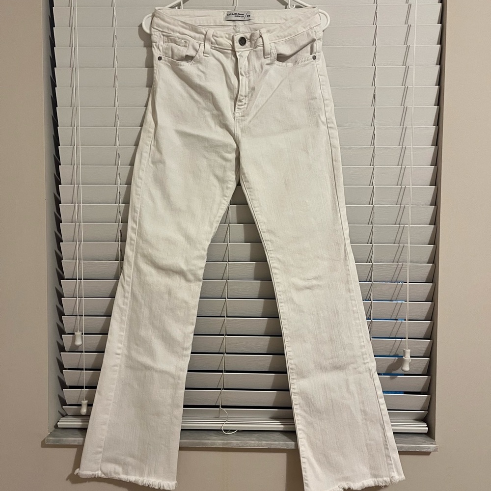 Just Black White Flare Jeans